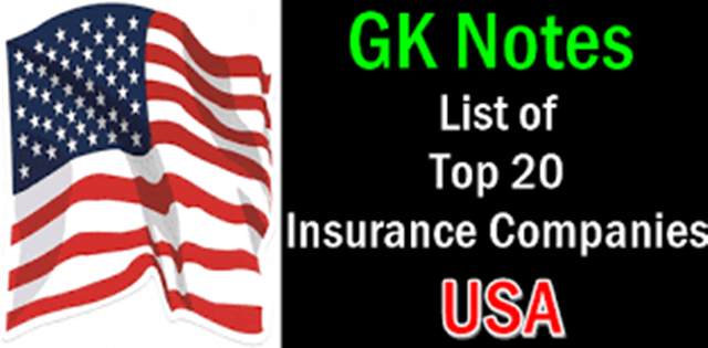 List Of Most Popular Insurance Companies In USA