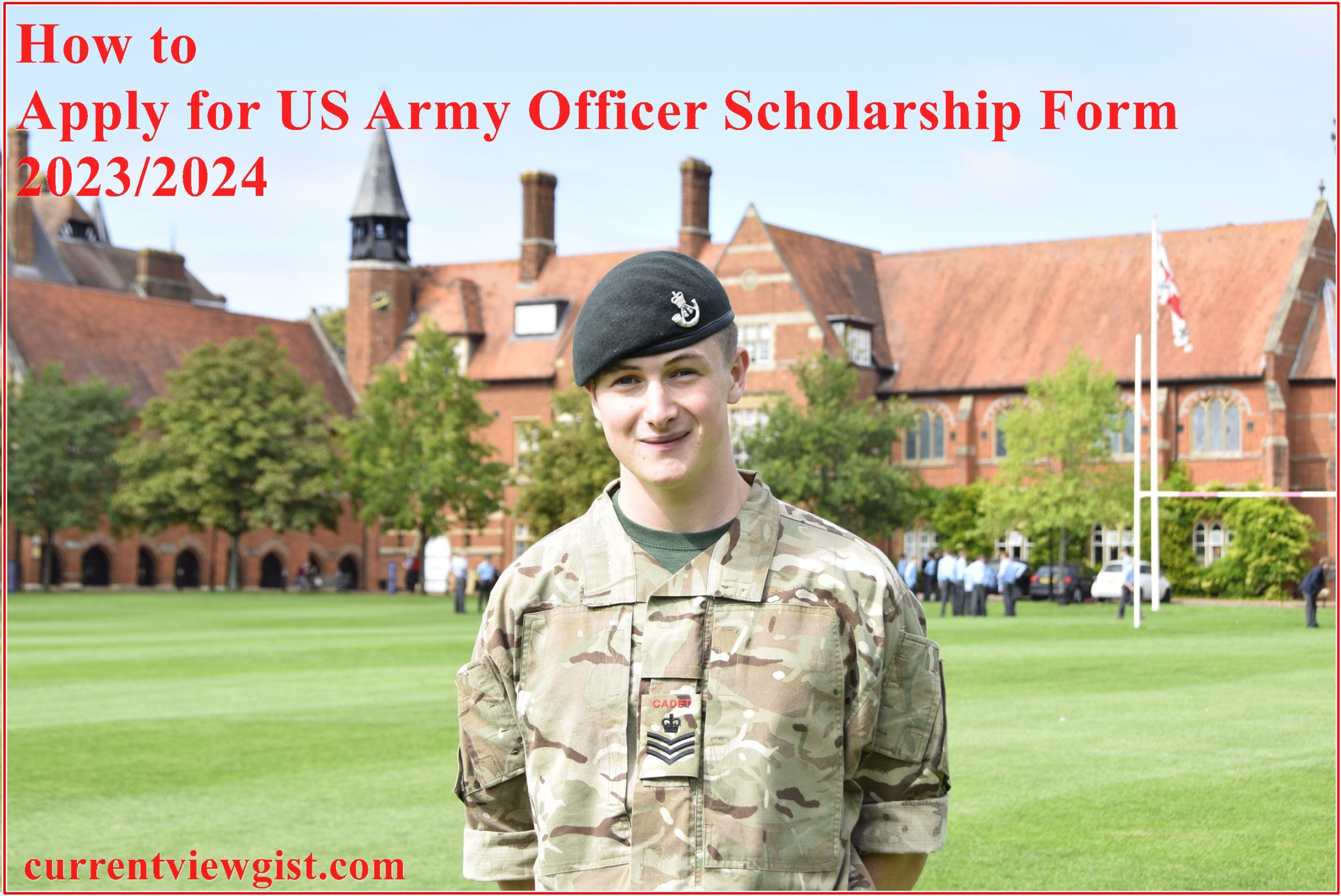 How to Apply for US Army Officer Scholarship Form 2023/2024